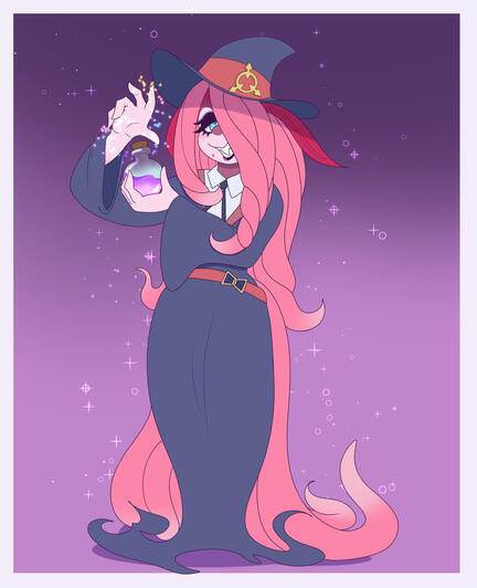 My OC Lorelei as Sucy from Little Witch Academia